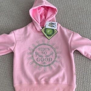 Lola + The Boys Pink 'She's So Good' Hoodie